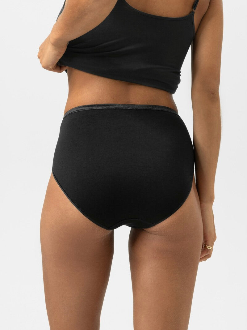 Modal Pure Waist Pants Black