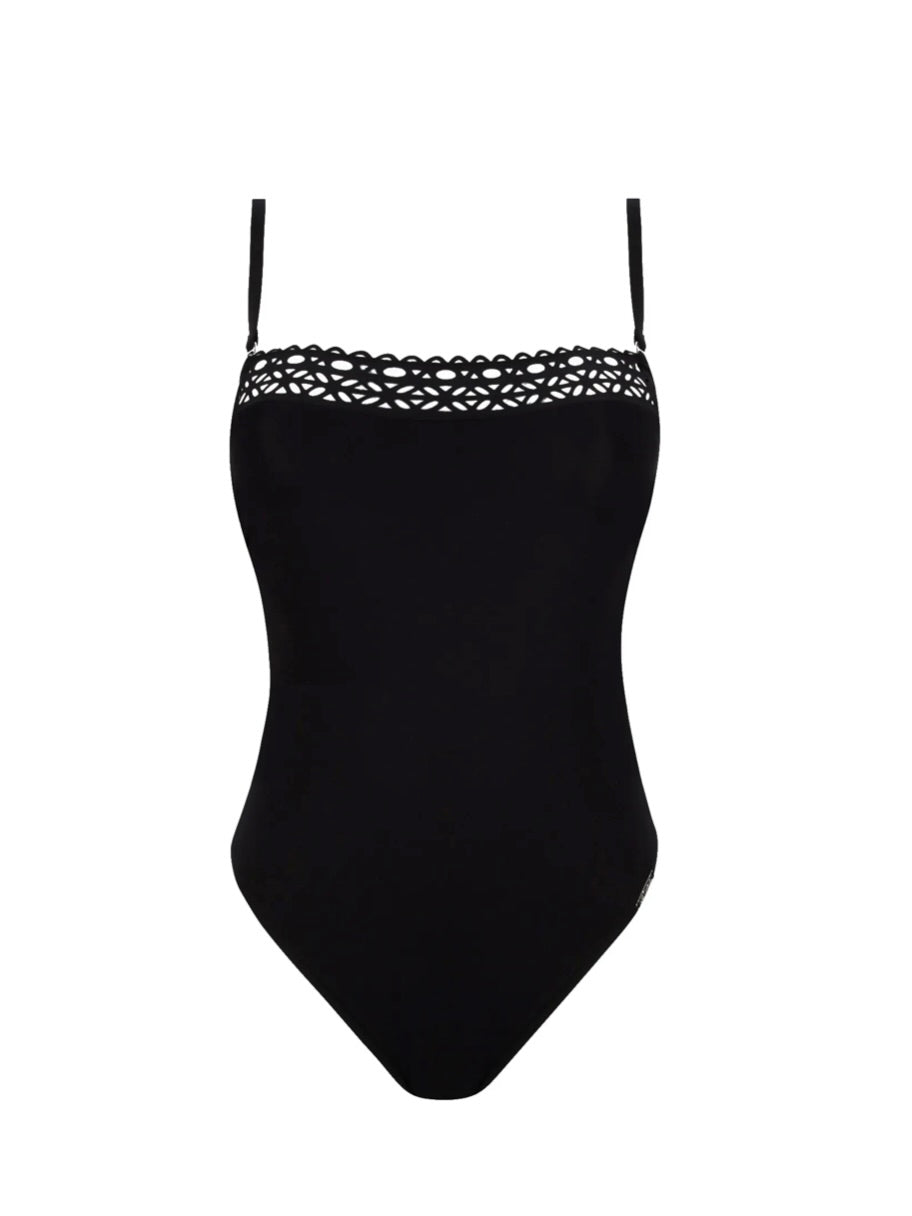 Strapless Ajourage Couture Swimsuit