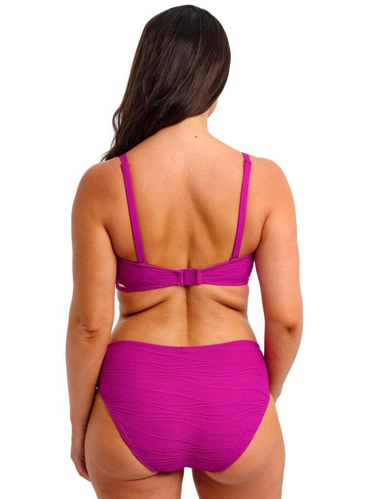 Beach Waves Bikini Top Fuchsia