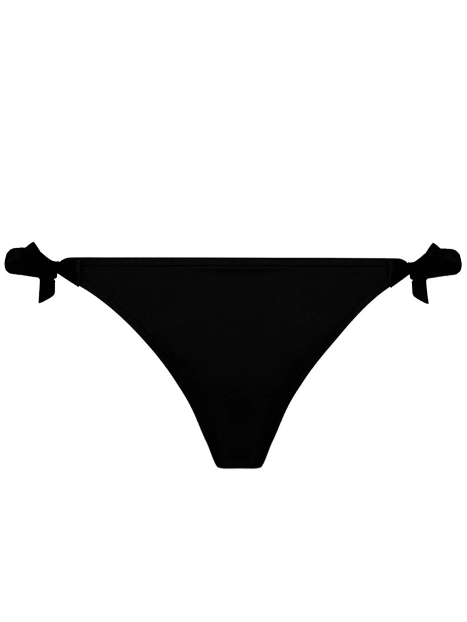 Ajourage Couture Bikini With Narrow Sides Black