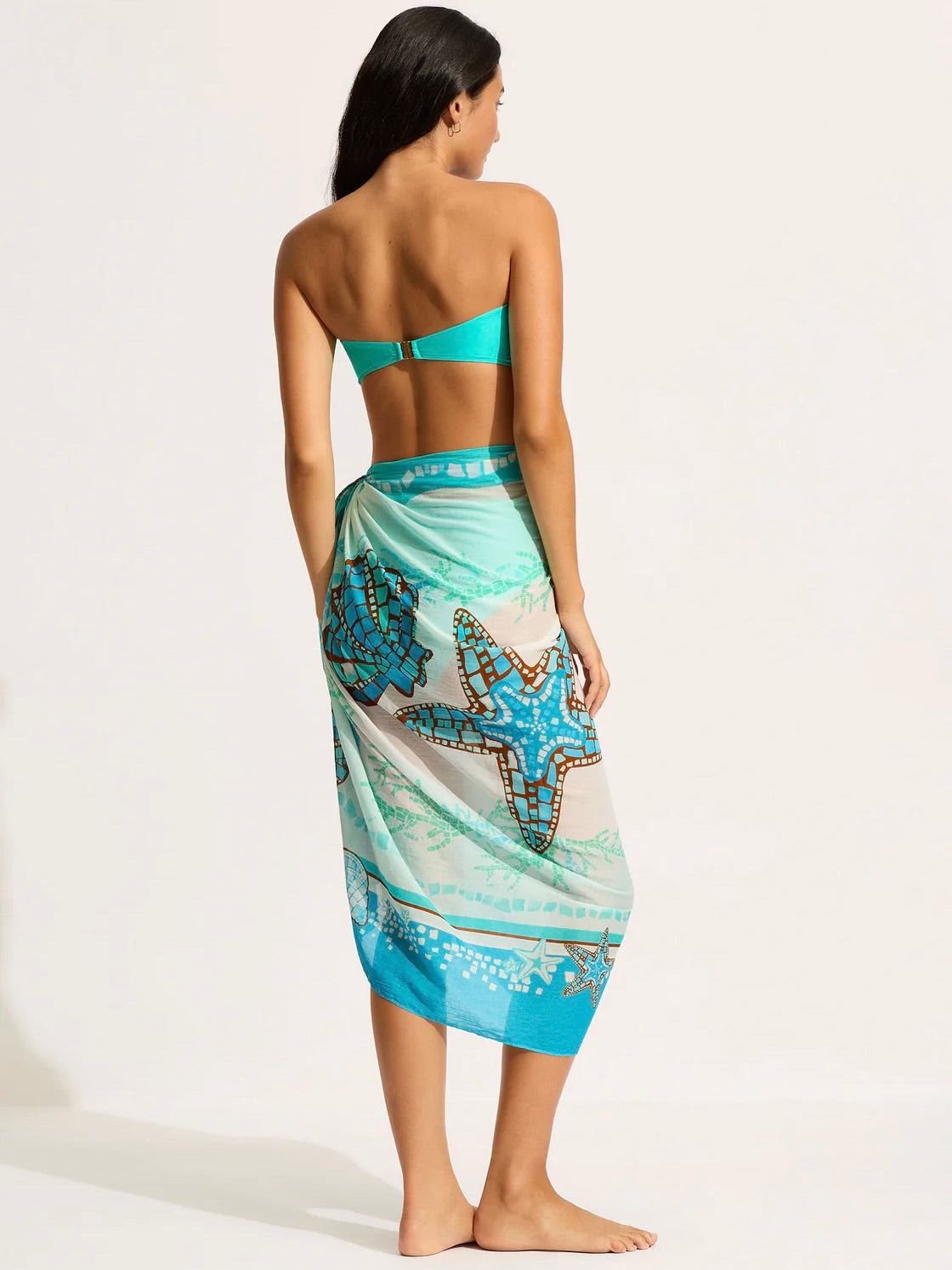 La Mer Sarong Aquatic Blue