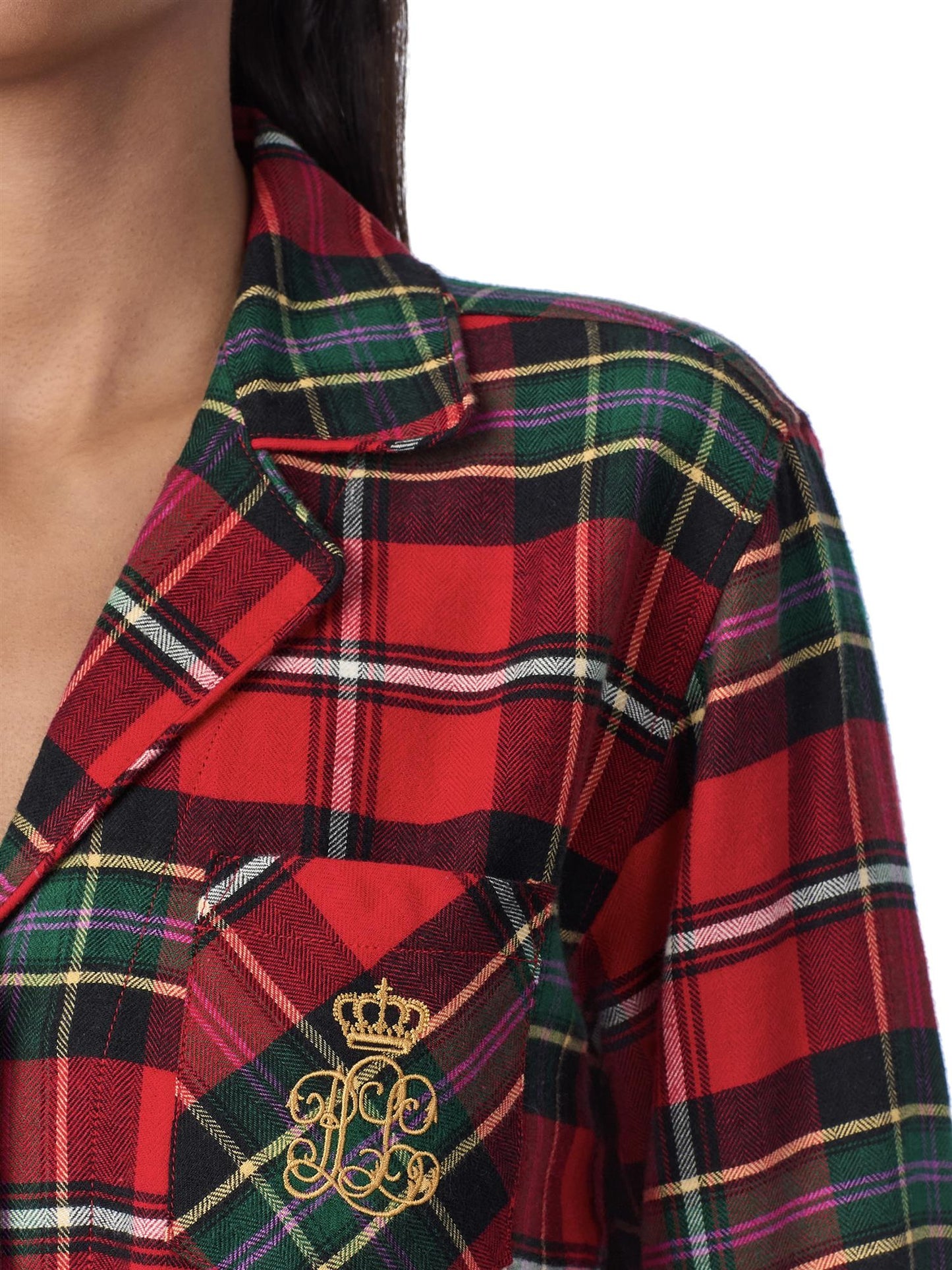 Red Plaid PJ Set