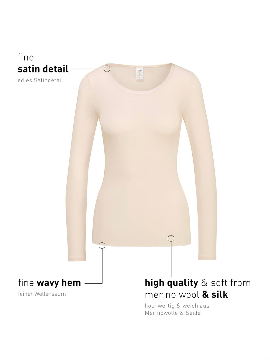 True Confidence Shirt Long Sleeve Natur