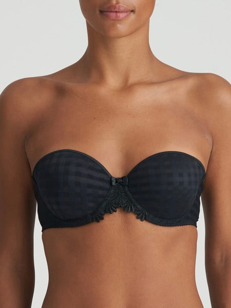 Padded Balcony Strapless Black
