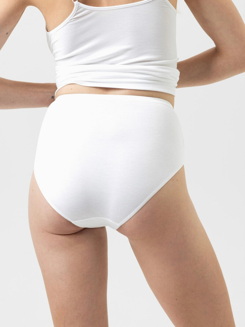 Modal Pure Waist Pants White