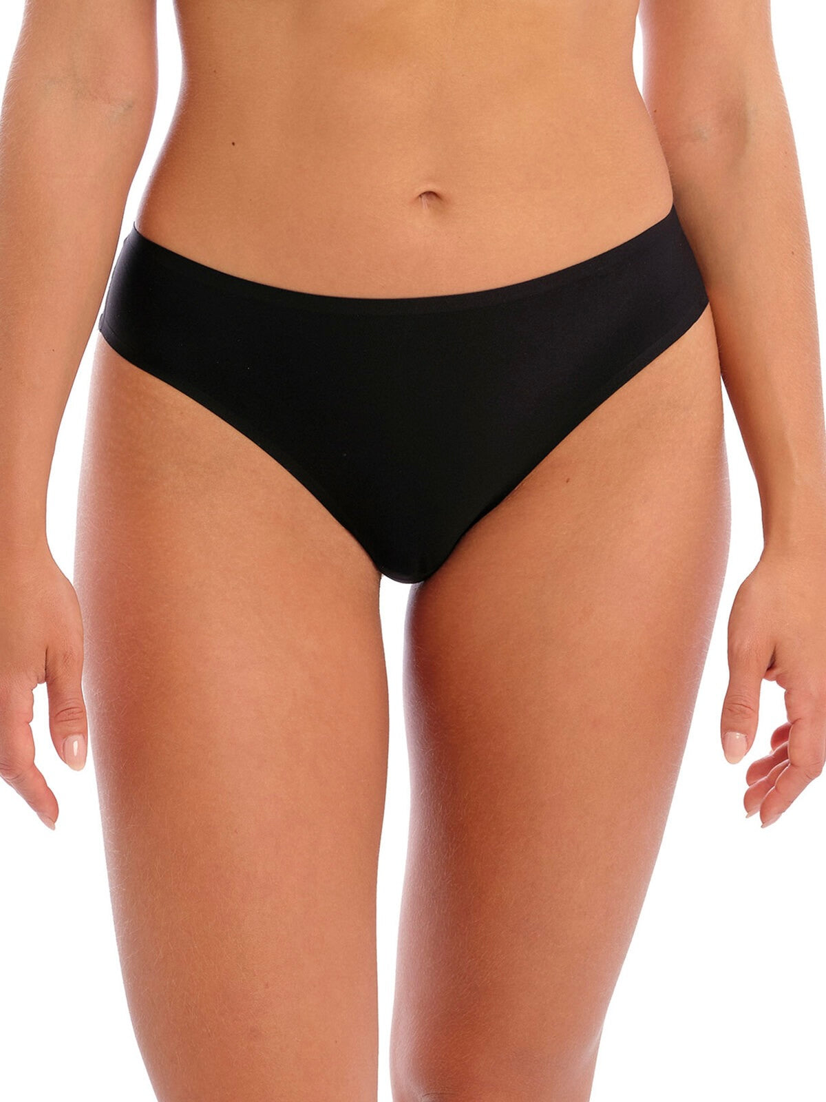 Lace Ease Thong Black