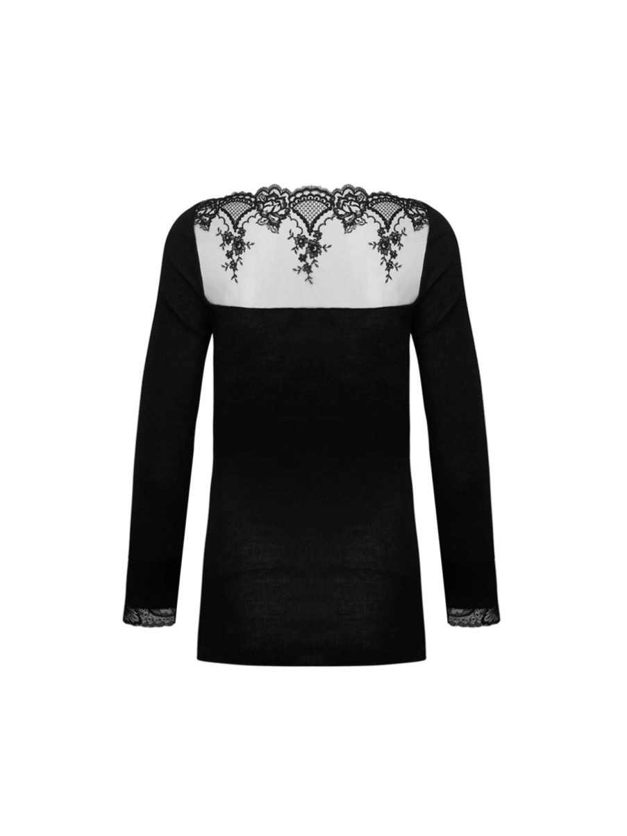 Sublime En Dentelle Top Noir