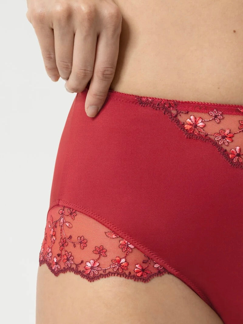 Delightful Waist Pants Red Gala