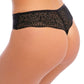 Lace Ease Thong Black