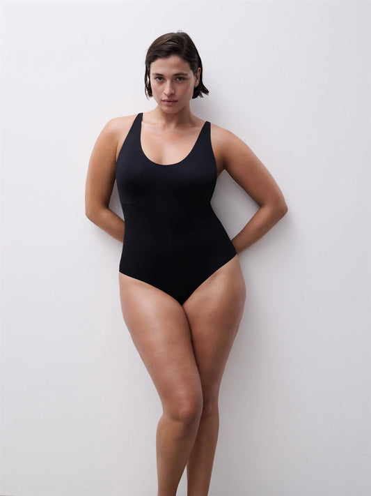 Smooth Comfort Bodysuit Black
