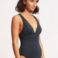 Cross Back One Piece True Navy
