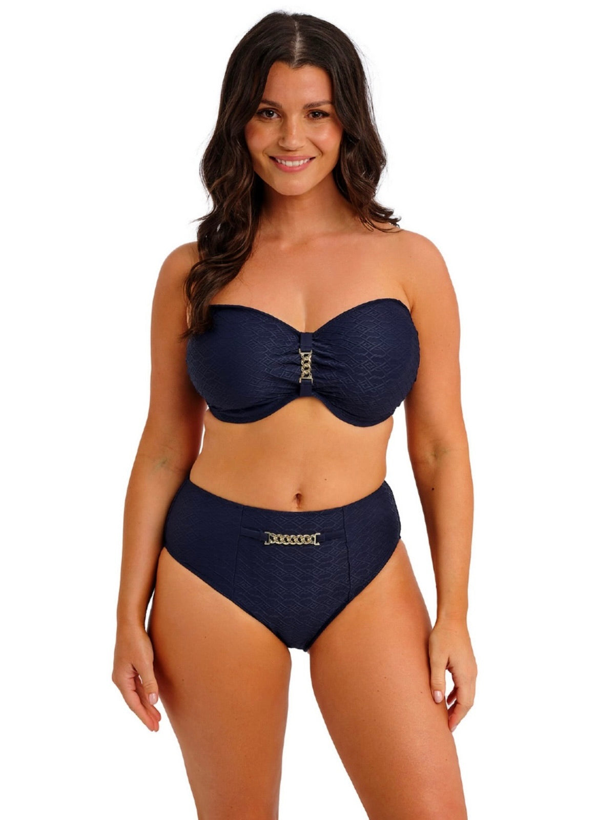 Azores Midnight High Waist Bikini Brief