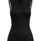 Silky Wool Glam Tank Top Sort