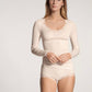 Richesse Lace Shirt Long Sleeve Ivory