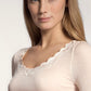 Richesse Lace Shirt Long Sleeve Ivory