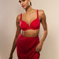 Jane Padded Heartshape True Red
