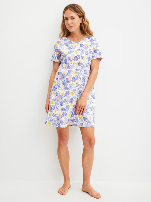 Coastal Dreams Shortsleeve Sleepshirt Persian