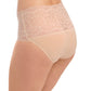 Lace Ease Invisible Full Brief Beige