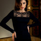 Sublime En Dentelle Top Noir