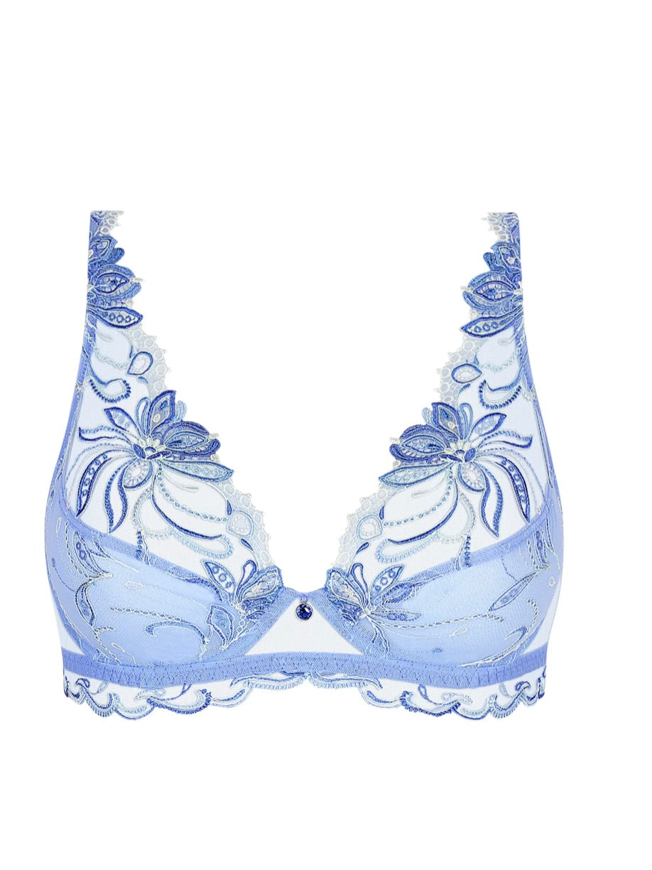 Glam Push-Up Bra Bleue