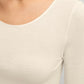 True Confidence Long-Sleeve Shirt Pearl Cream