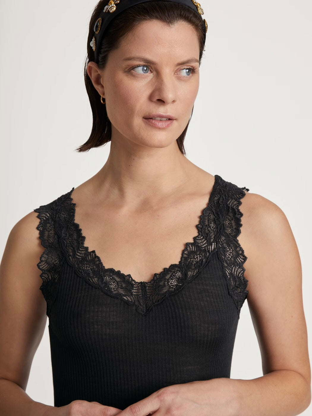 Silky Wool Joy Dress Black