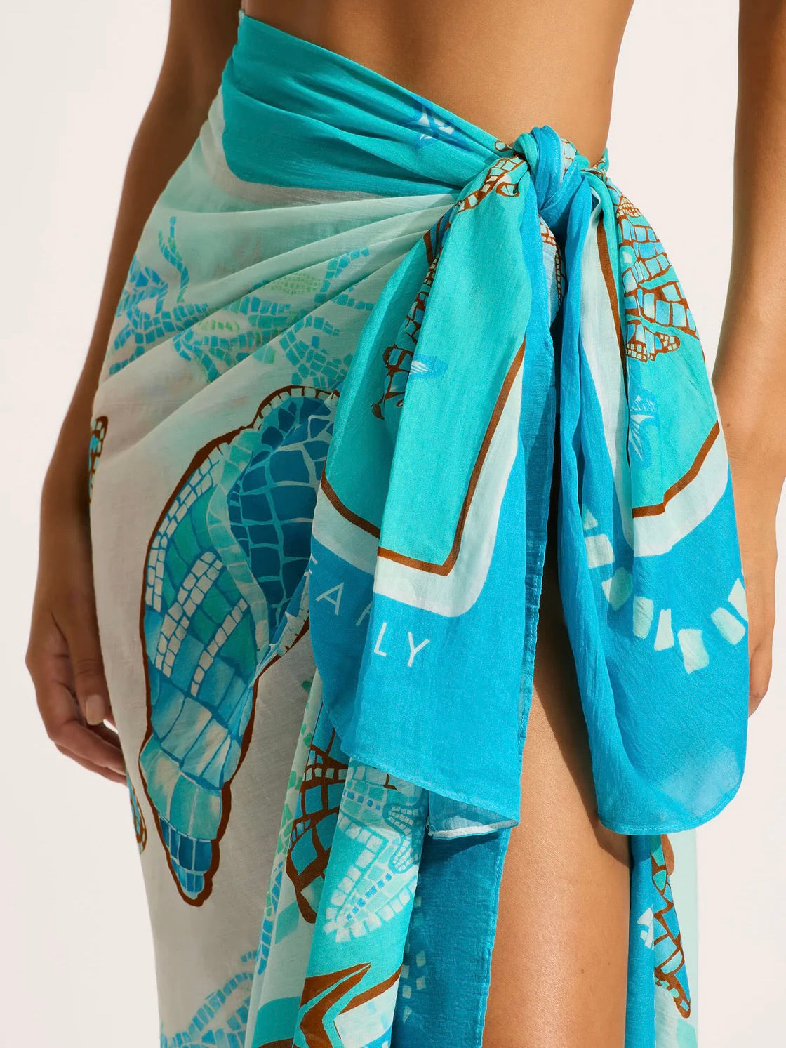 La Mer Sarong Aquatic Blue