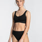 Elastic Bustier Black