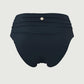 Solid Ruched Classic Pant Deep Jade