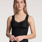 Richesse Lace Tank Top Black