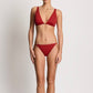 Beach Club Tall Triangle Bra Cruising Red