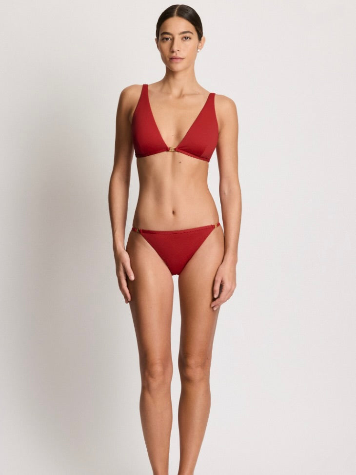 Beach Club Tall Triangle Bra Cruising Red