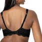 Amazing Half Cup Spacer Bra Black