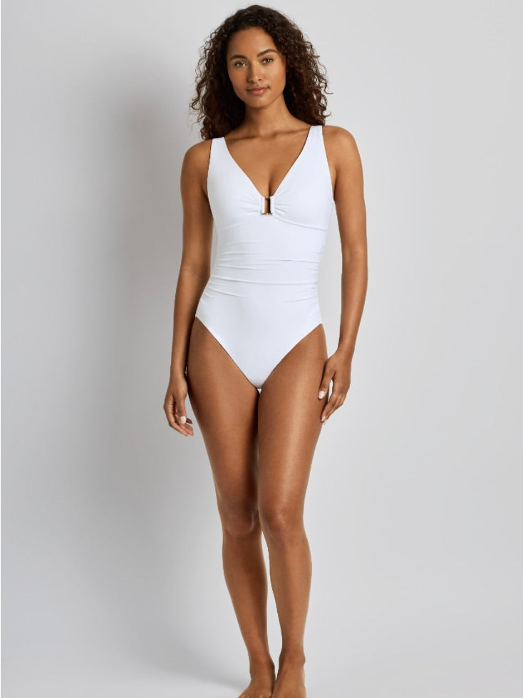Beach Club Ring OTS UW Swimsuit White