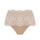 Lace Ease Invisible Full Brief Beige