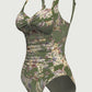 Desert Tropics Ruched Front Onepiece Olive