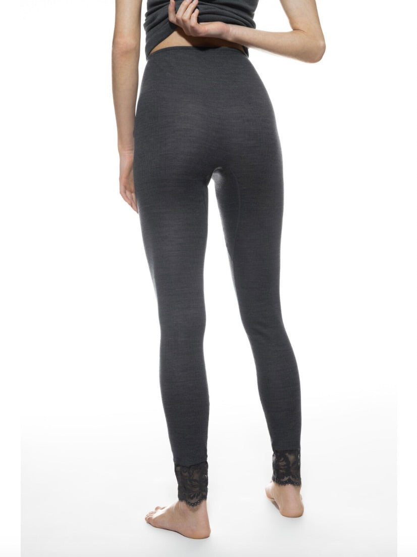 Wool Love Leggings Full Length Thunder Grey