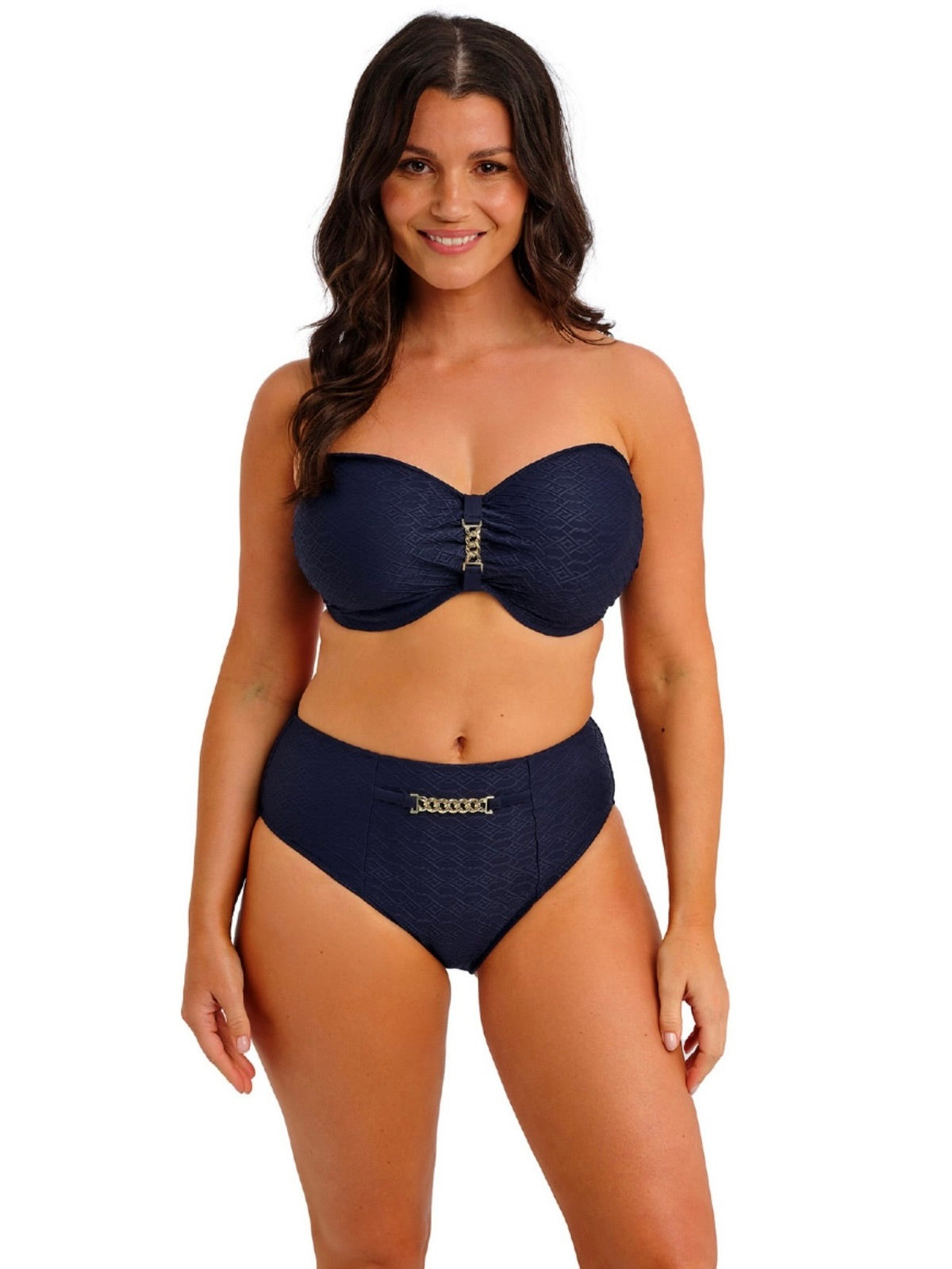 Azores Midnight UW Bandeau Bikini Top