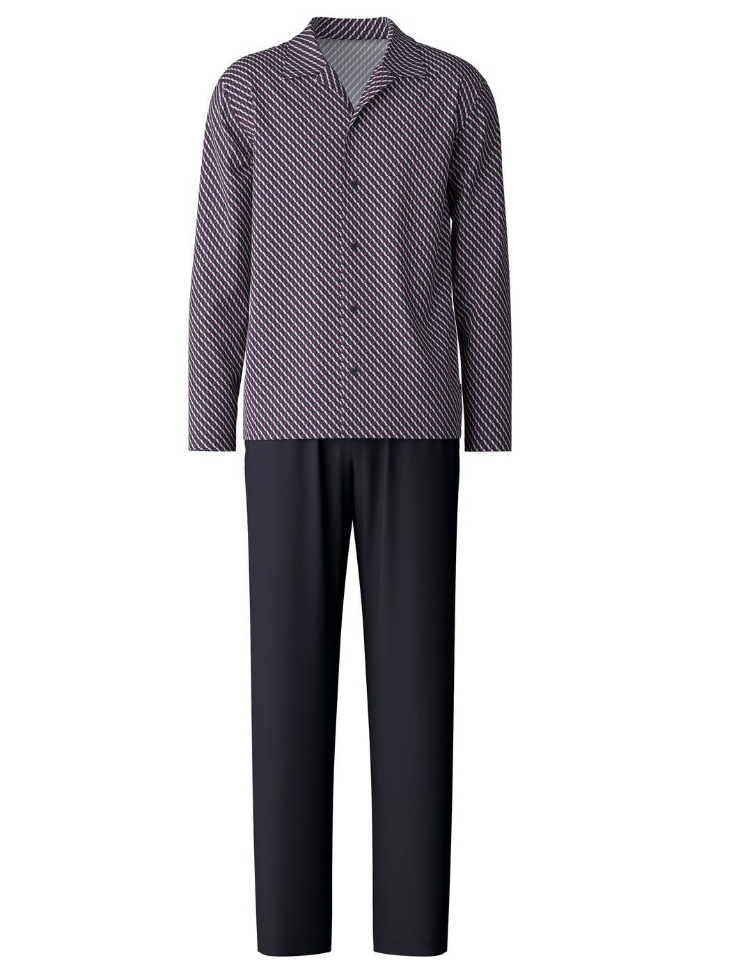 Relax Imprint Button-Up Pyjamas