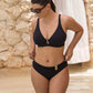 Marissa Non Wired Triangle Top Black