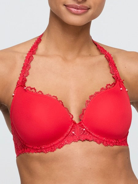 Jane Padded Heartshape True Red
