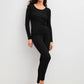 True Confidence Wool and Silk Black