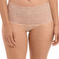 Lace Ease Invisible Full Brief Beige