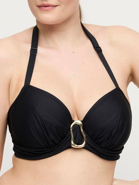 Uvita Full Cup Bikini Top Black