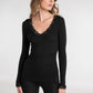 Wool and Silk Long Sleeves shirt with Lace