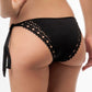 Ajourage Couture Bikini With Narrow Sides Black
