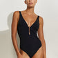 V-Neck Swimsuit Black