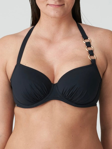Damietta Full Cup Bikini Top Black