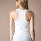 Laure Rib Tank Top Blanc