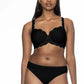 Amazing Half Cup Spacer Bra Black